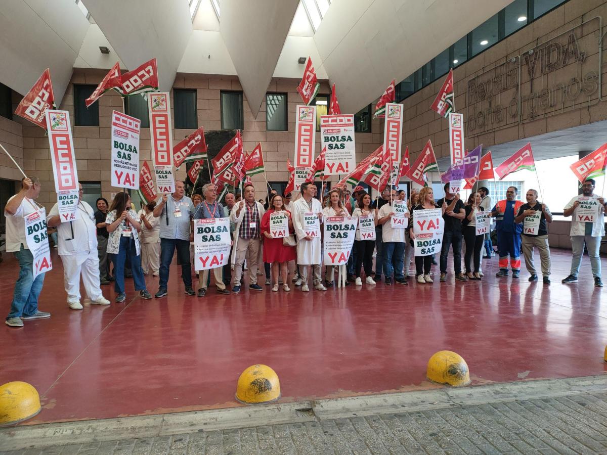 CCOO exige a la Consejera de Salud que cumpla sus promesas y desbloquee la actualizacin de la Bolsa nica del SAS.