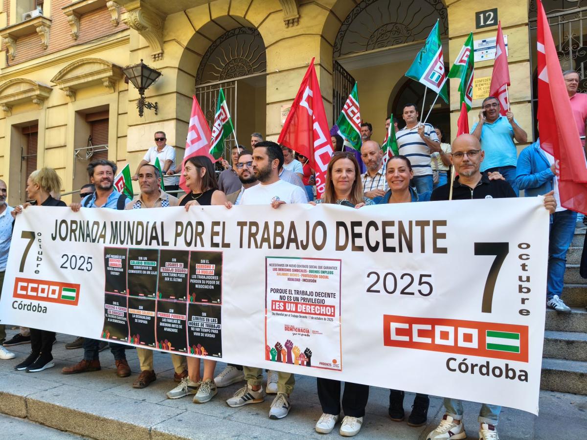 CCOO exige que las democracias pongan a las personas trabajadoras en el centro de sus políticas.