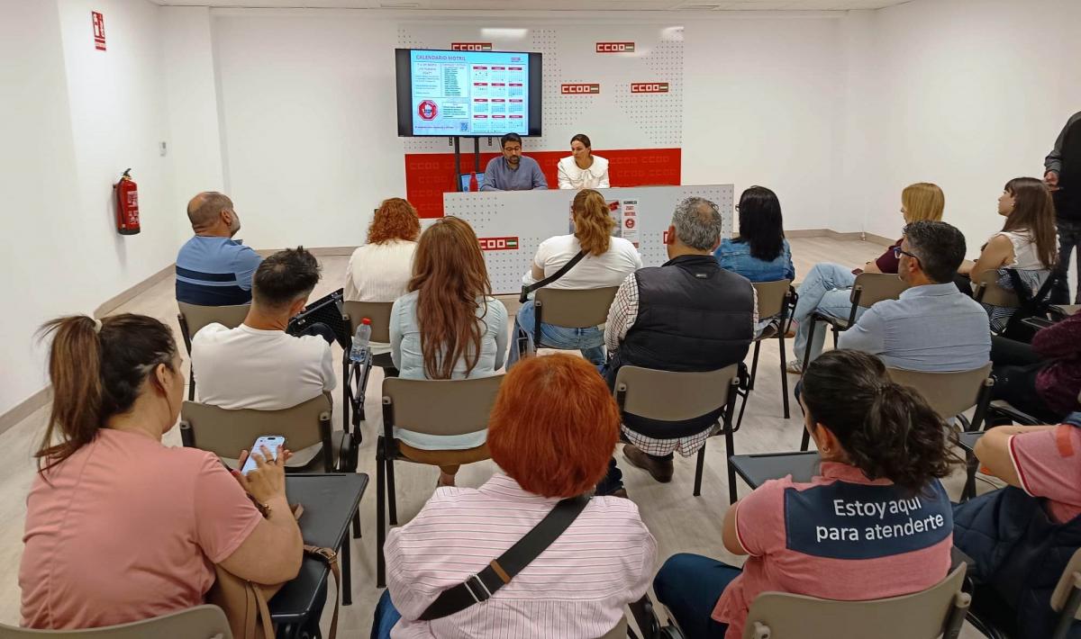 La asamblea se ha celebrado en la sede de CCOO Motril