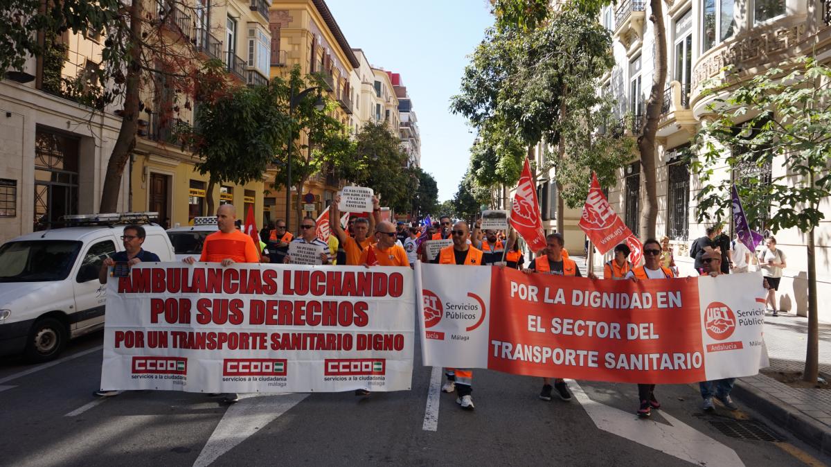 Manifestación en Málaga 25 mayo