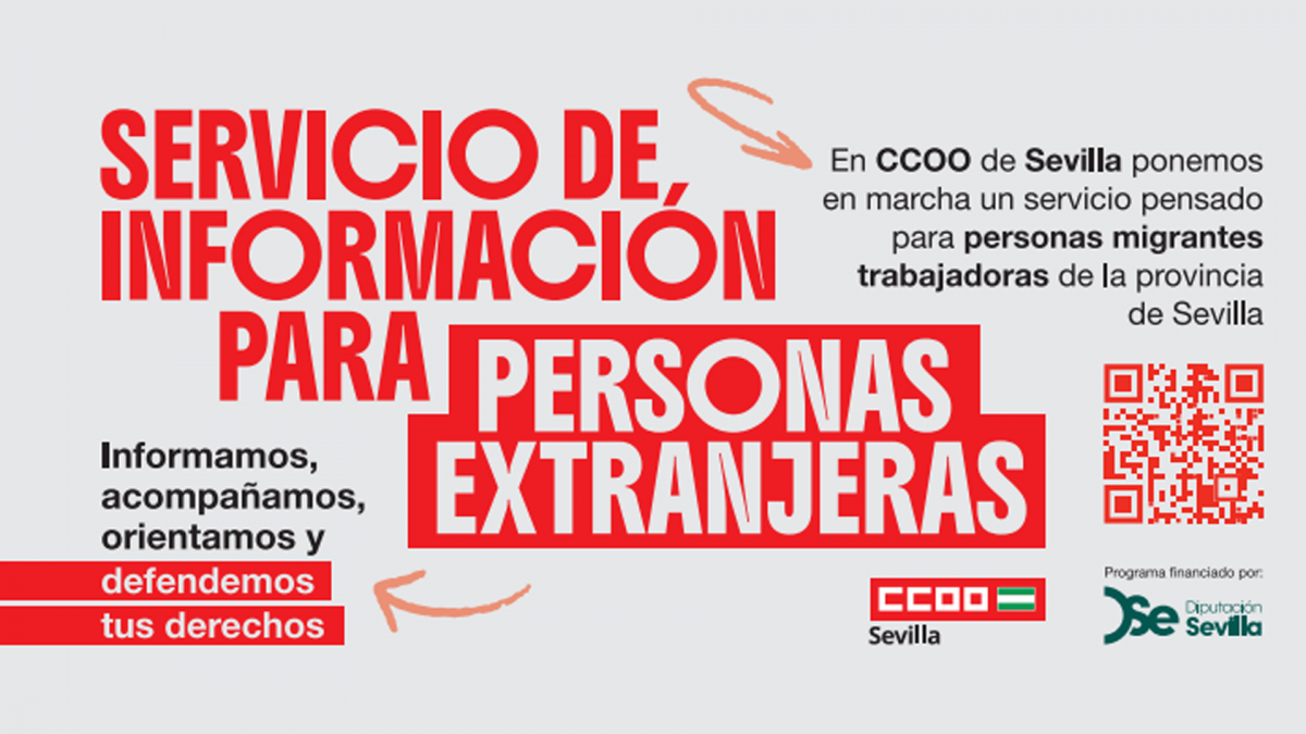 Portada del Servicio de Información para Personas Extranjeras.