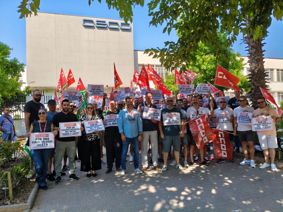 CCOO rechaza la deriva que está llevando la negociación del convenio colectivo del Metal.