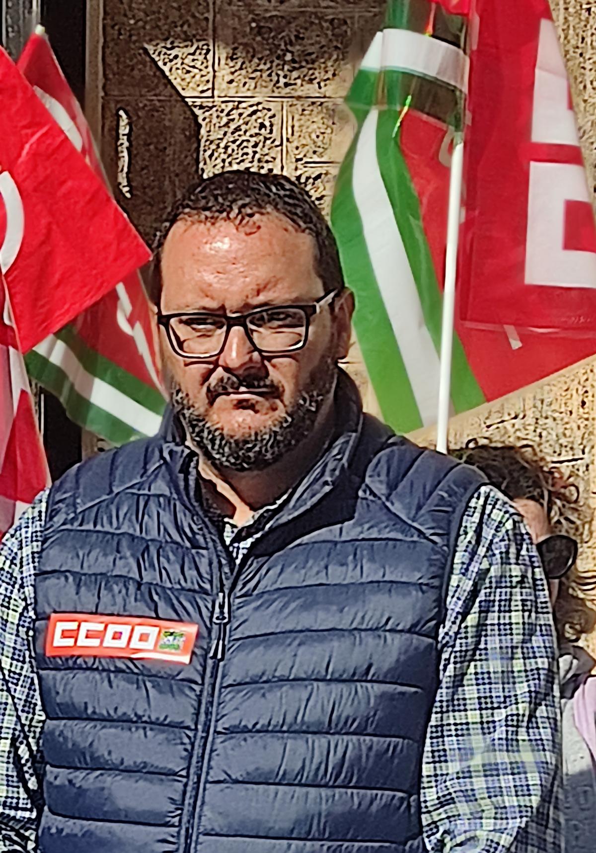 David Prez, Responsable de la secretara provincial de Salud Laboral de CCOO de Cdiz