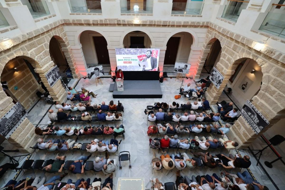 CCOO rinde homenaje a la memoria de Juan Pérez Pérez