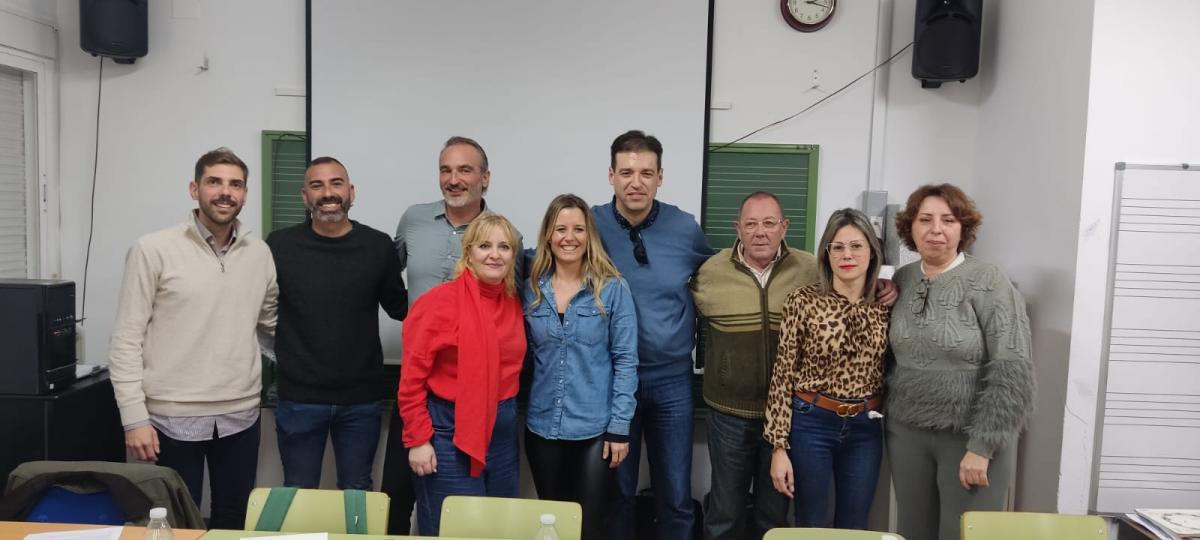 Nueva Ejecutiva Provincial del Sindicato Enseanza CCOO Cdiz con Araceli Triano, Guiomar Yage, Manuel Esteban, Cristina Palas, Fernando Jimnez., Irene Cubiles, Francisco J. Hidalgo y Vctor Pulido.