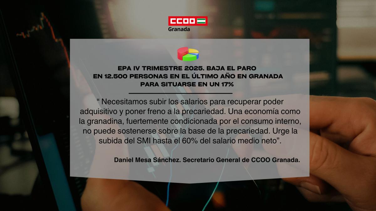 La subida de los salarios debe ser una prioridad en este 2026