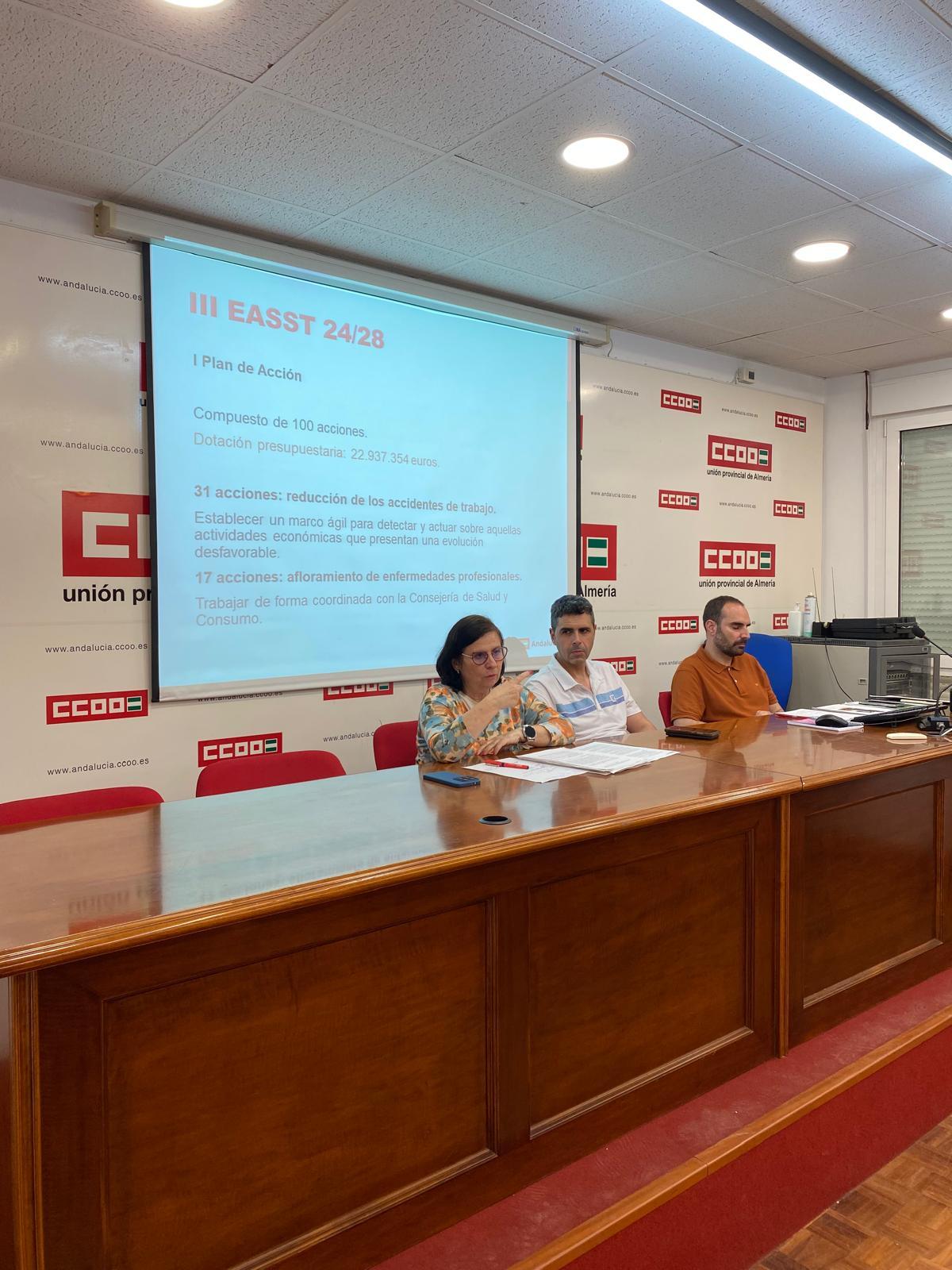 Jornada en el saln 1001 del edificio sindical