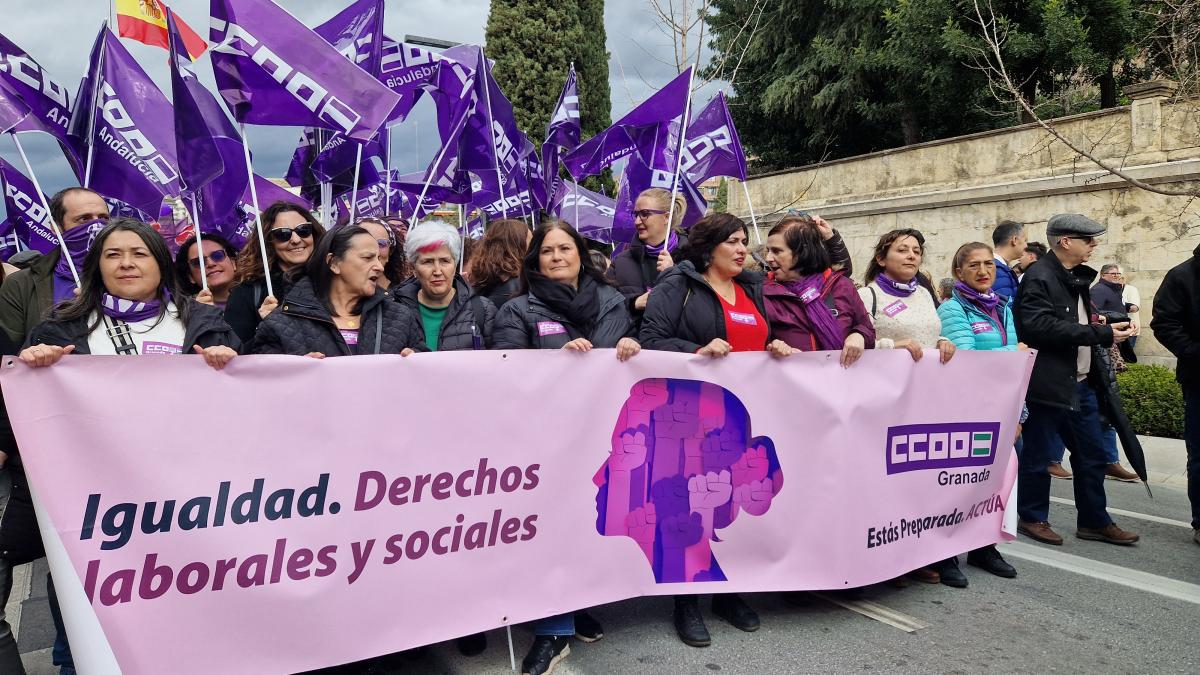 Inicio de la manifestacin en Granada