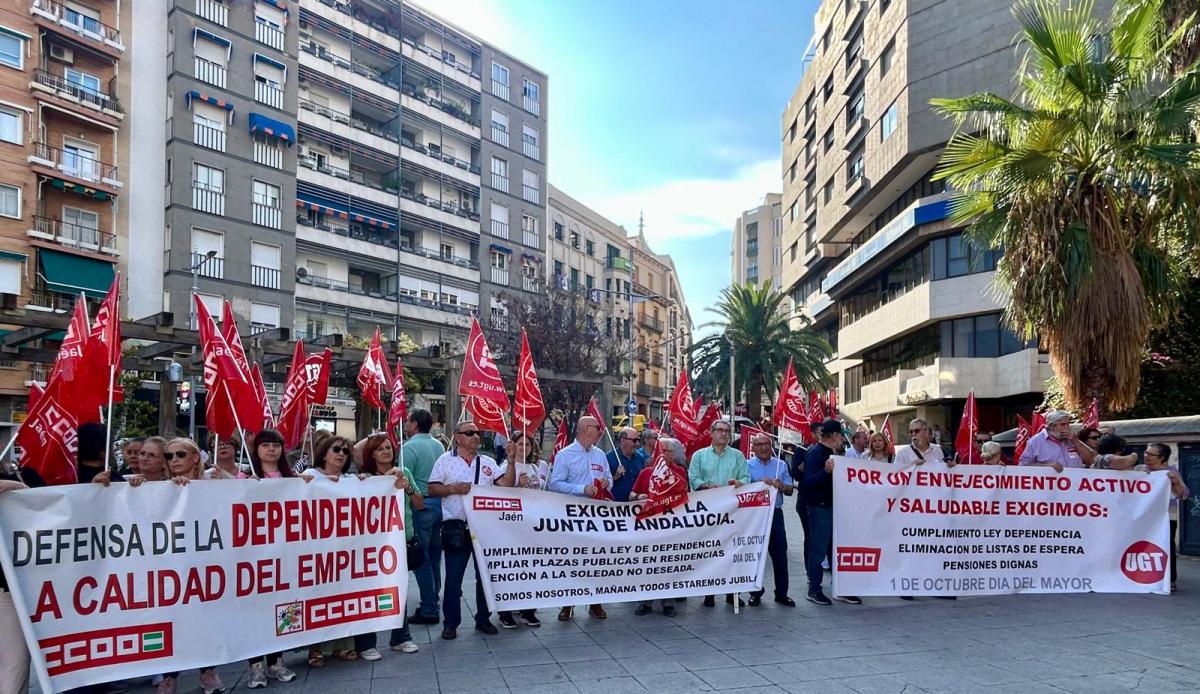 Concentración del 1 de Octubre, Día Internacional de las Personas Mayores