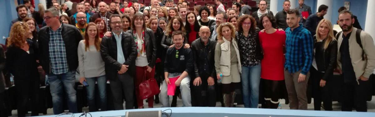 Algunos de los asistentes al encuentro de jóvenes en Córdoba