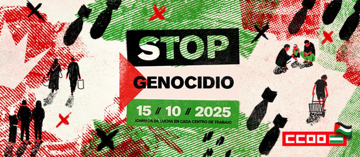 Jornada de lucha 15 de octubre 'Stop genocidio en Palestina'