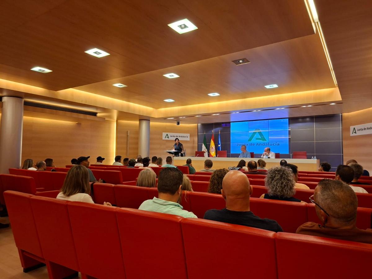 Jornada realizada en el salón de actos de la Junta de Andalucía en la Plaza Barcelona.