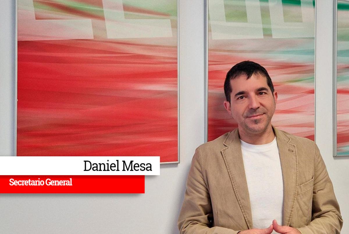 Daniel Mesa. Secretario general de CCOO de Granada