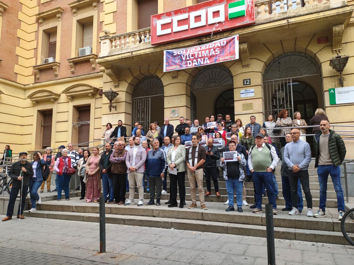 CCOO pide a las administraciones el mayor esfuerzo posible para ayudar a las vctimas de la DANA.