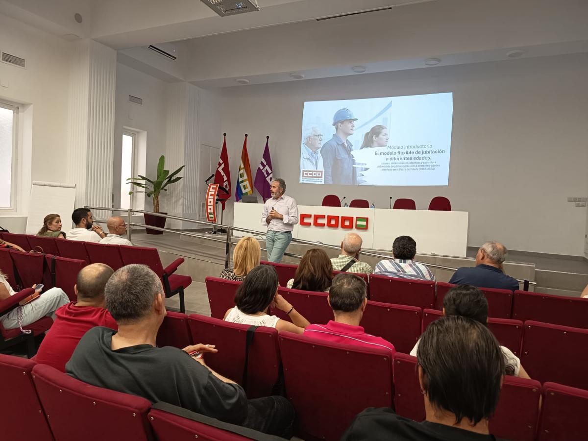 Imagen de la Jornada sobre el sistema público de pensiones.