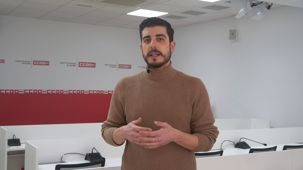 Jos Manuel Torres, secretario de Comunicacin de CCOO de Sevilla.