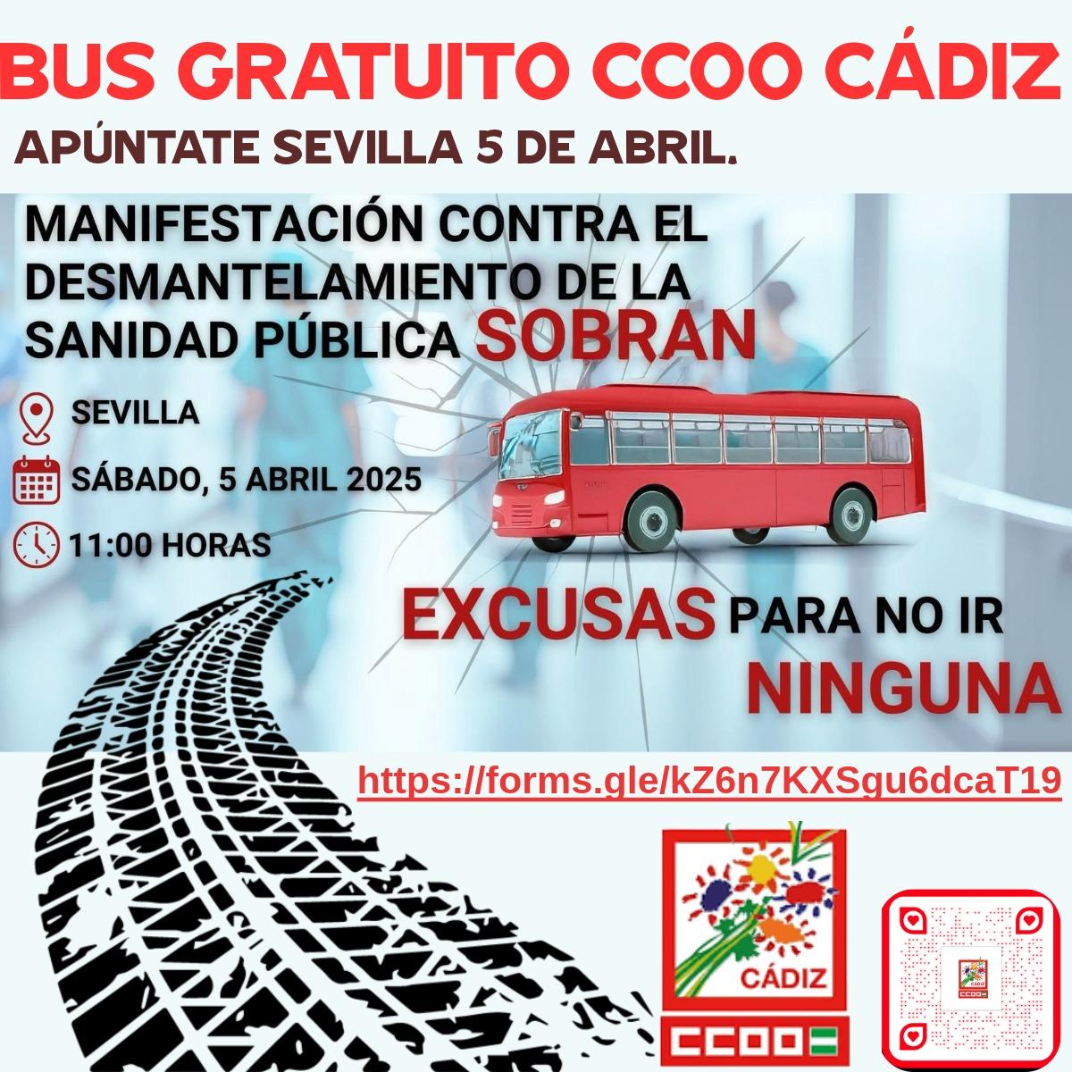 En Defensa de la Sanidad Pblica, gran manifestacin en Sevilla para el da 5 de abril que comenzar a las 11 horas junto a la estacin Santa Justa.