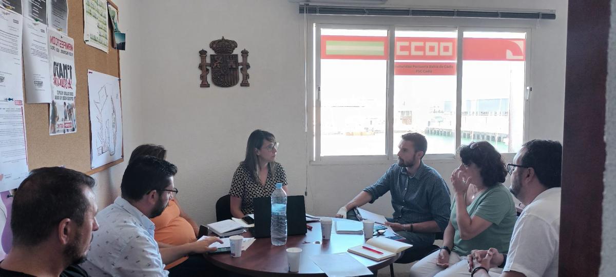 CCOO  mantuvo en el día de ayer una reunión con el grupo parlamentario andaluz “Por Andalucía” para transmitirle problemas de seguridad y plantilla