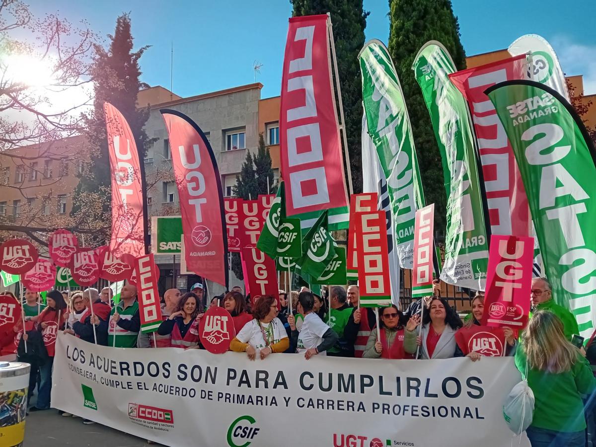 Las protestas se han celebrado en las ocho capitales de provincia andaluzas