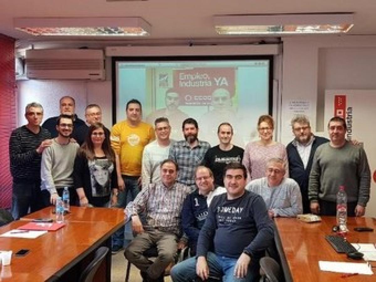 Ejecutiva de la seccin sindical interempresas de CCOO en ThyssenKrupp