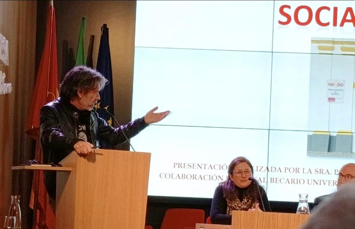 Jorge Carlos Lebrón durante su intervención en el CESS.