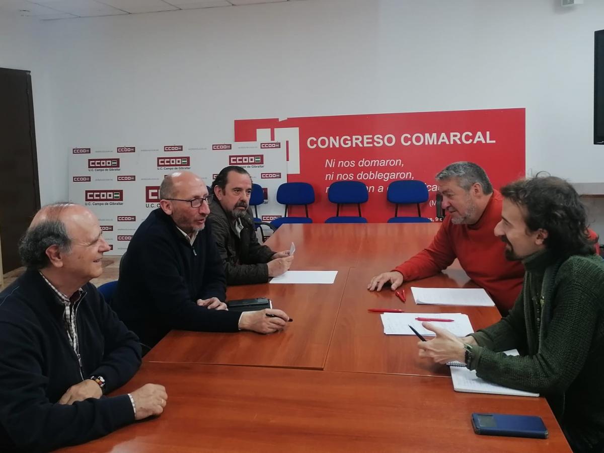 CCOO y UGT Mesa de Trabajo La Lnea