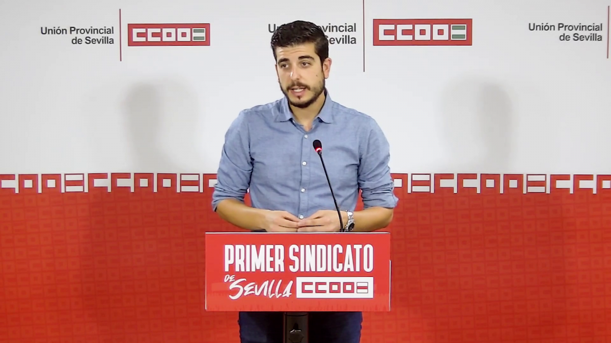 Jos Manuel Torres, secretario de Comunicacin de CCOO de Sevilla.