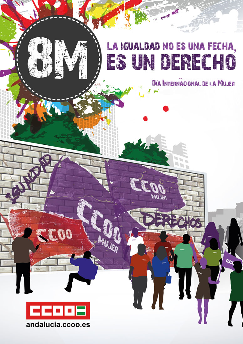 Portada del informe 8M sobre la situación laboral de la mujer en Andalucía