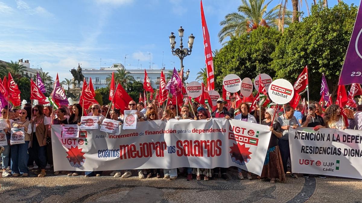 Concentración en Jerez 7 octubre Día Trabajo Decente