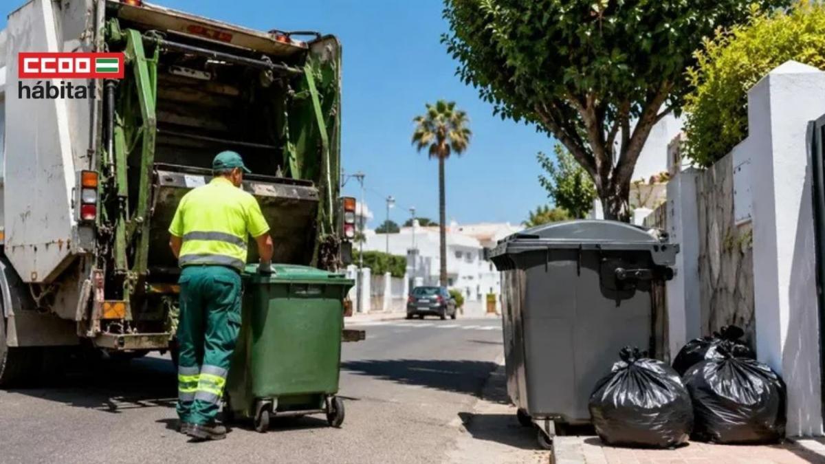 El acuerdo entre Urbaser y la plantilla del servicio de residuos sólidos urbanos en Chiclana desconvoca la huelga