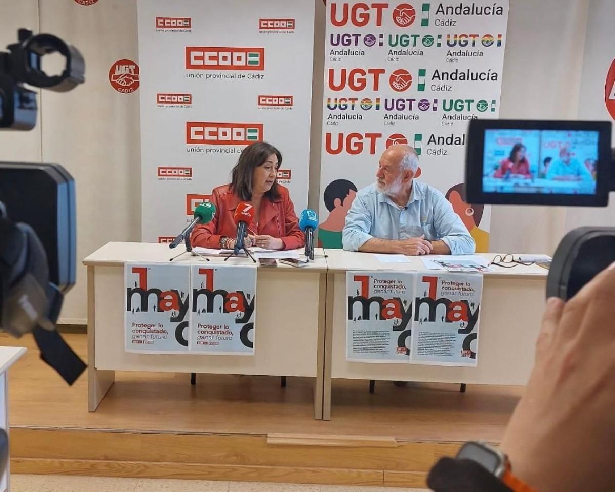 Rueda de prensa 1 de Mayo