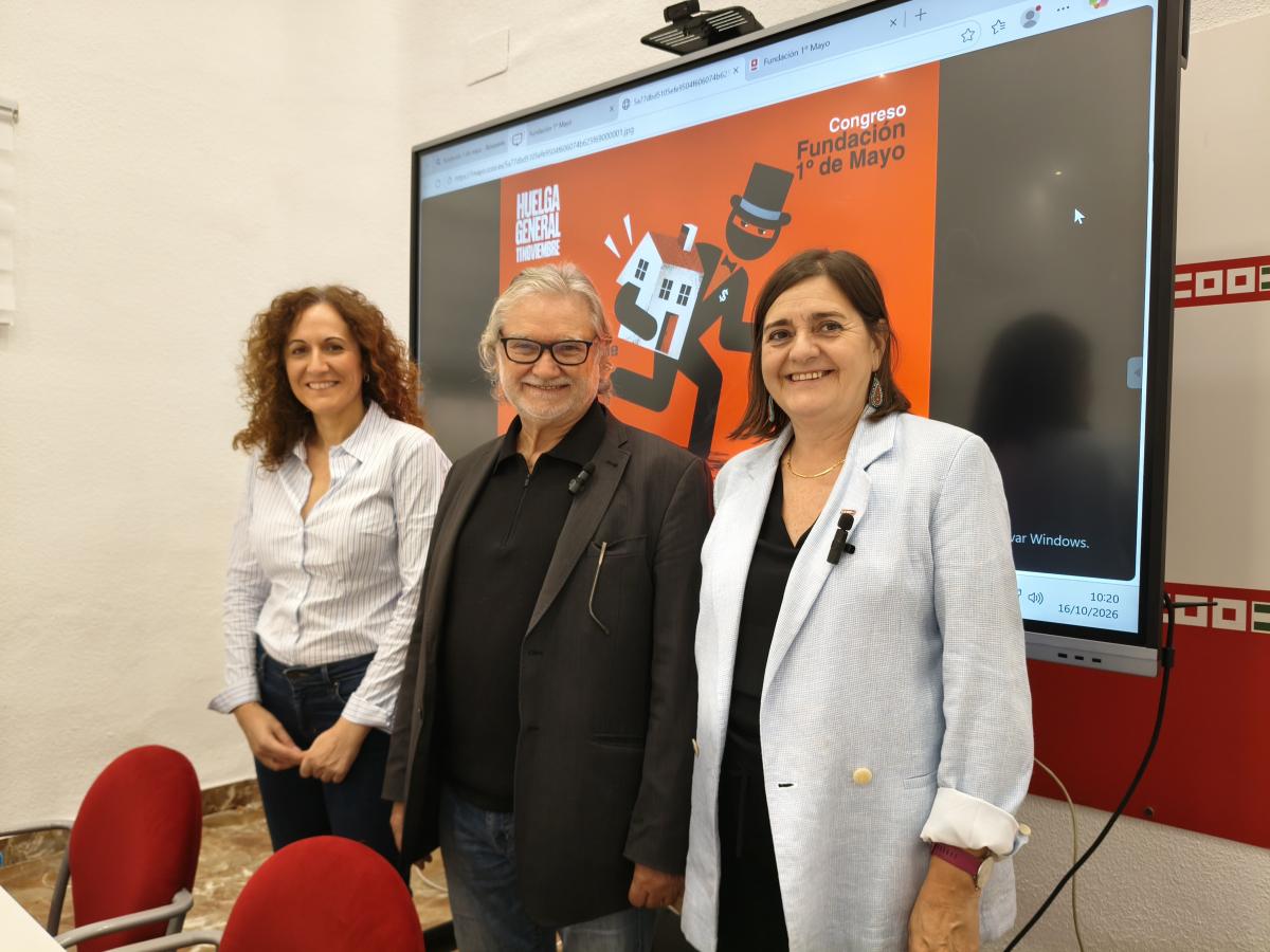 Nuria López, Fernando Lezcano y Marina Borrego