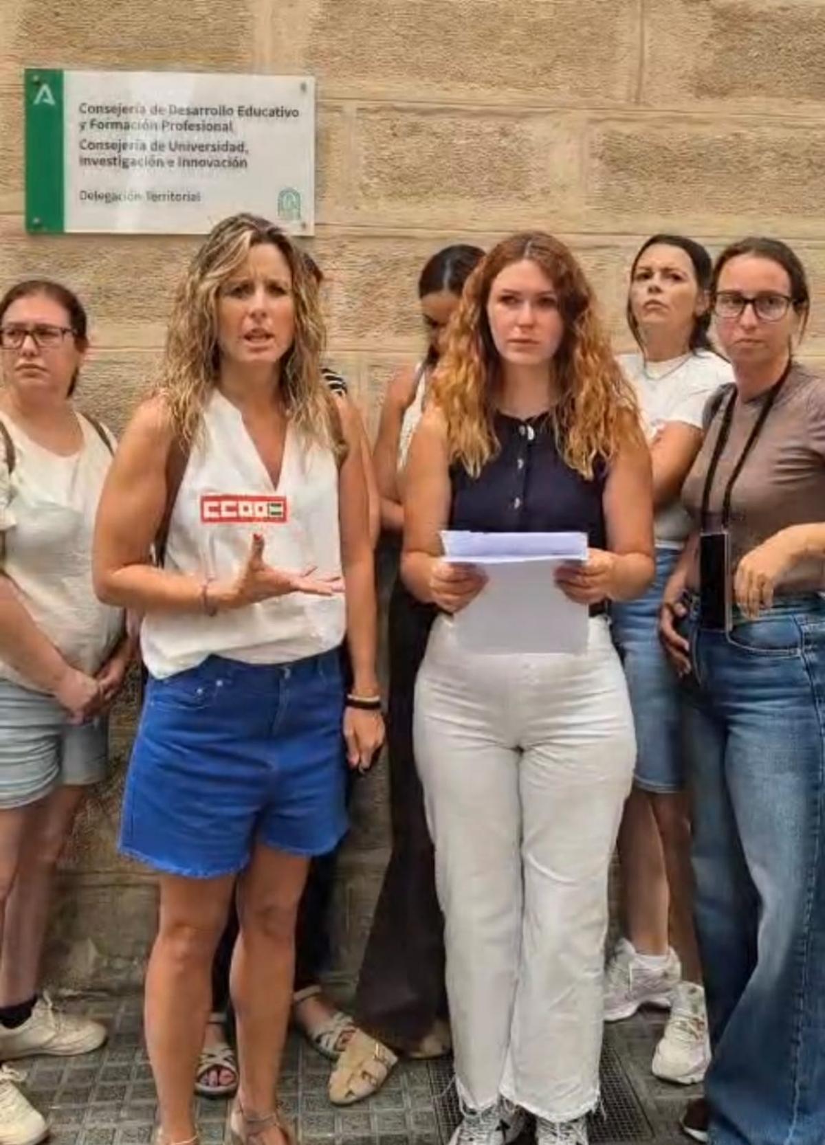 Guiomar Yagüe CCOO Enseñanza Cádiz