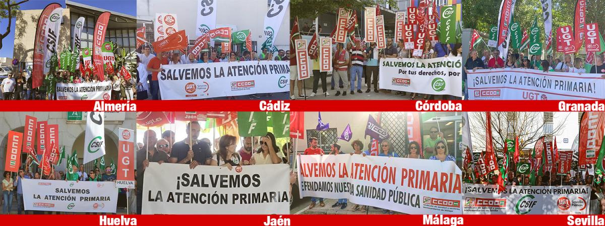 Manifestacion por la Atención Primaria en Andalucía