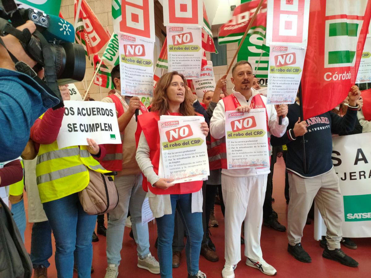 CCOO exige al SAS el cumplimiento de los acuerdos en materia de atencin primaria, carrera profesional y bolsa nica y le reclama el pago completo del CRP.