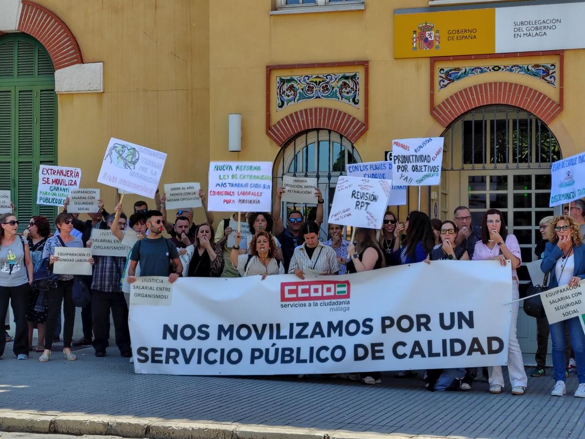 Imgenes de la concentracin de ayer