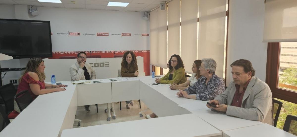 Reunion de CCOO de Andalucía con Adelante Andalucía