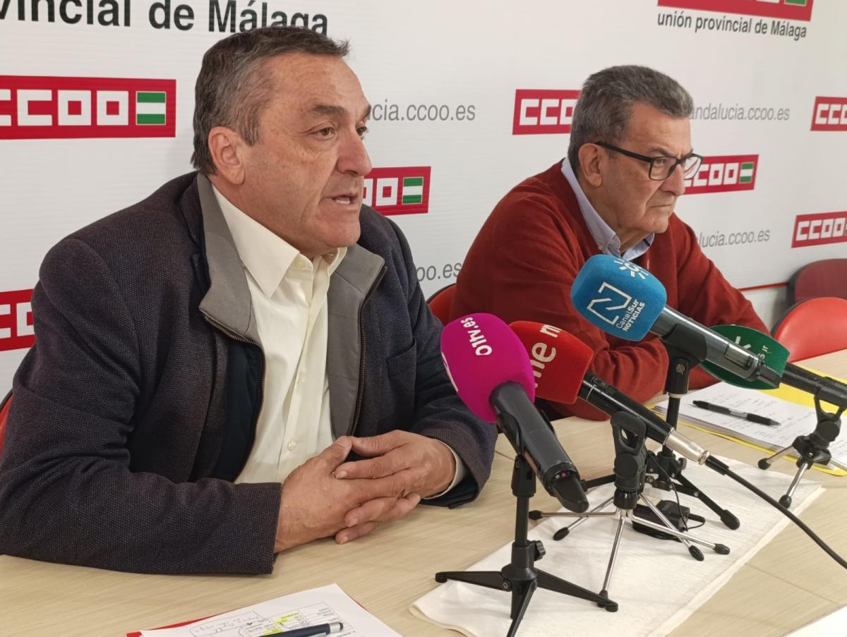 Rueda de prensa informe sobre el impacto de las rentas en la provincia de Málaga