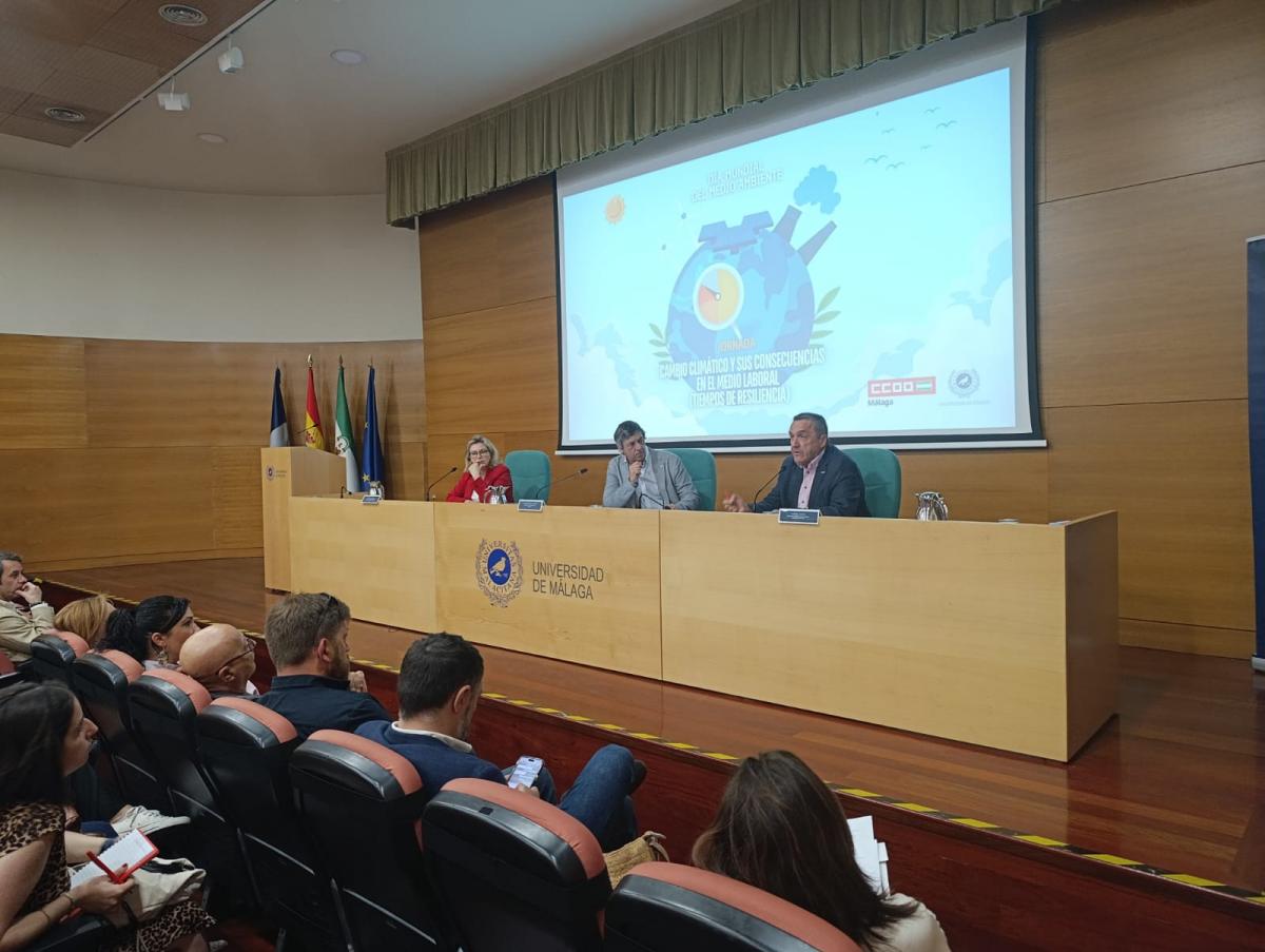 Jornada 'Cambio climático y sus consecuencias en el medio laboral (tiempos de resiliencia)'
