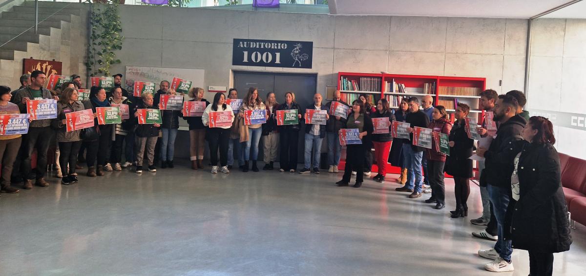 Concentracin en la sede de CCOO Granada