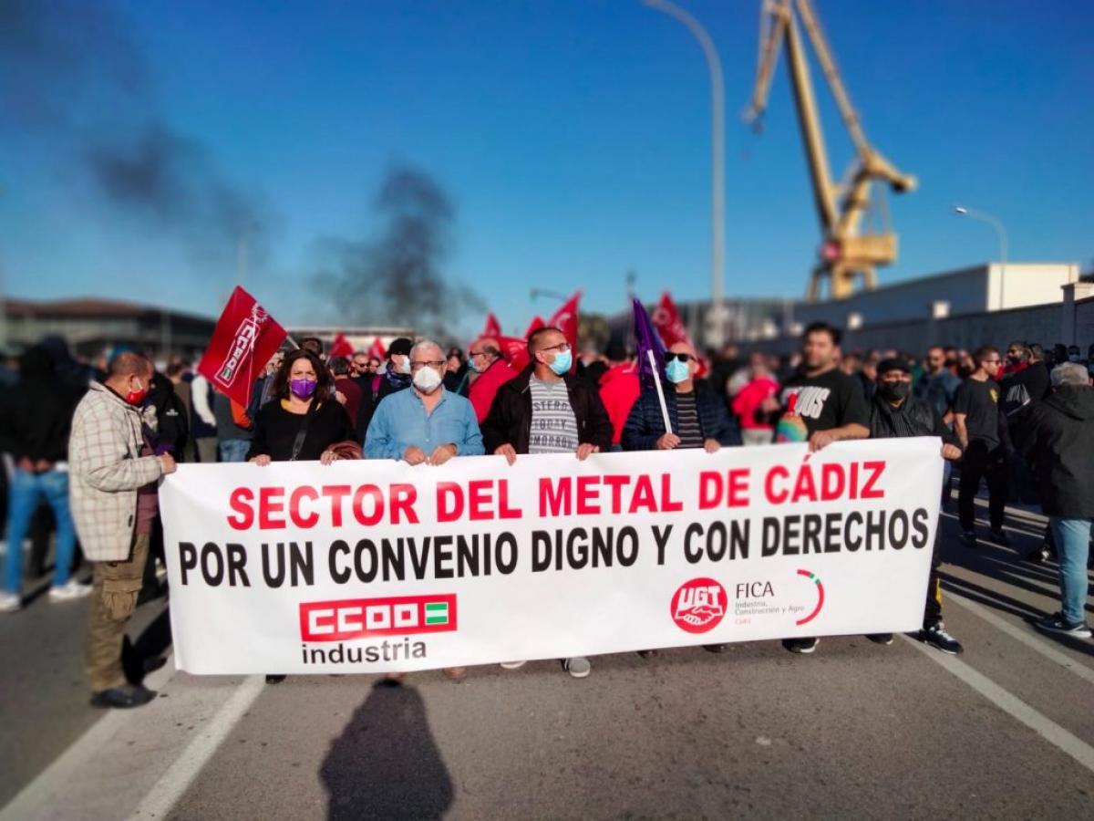 Con pocas esperanzas de firmar el Convenio del Metal antes del inicio de la huelga