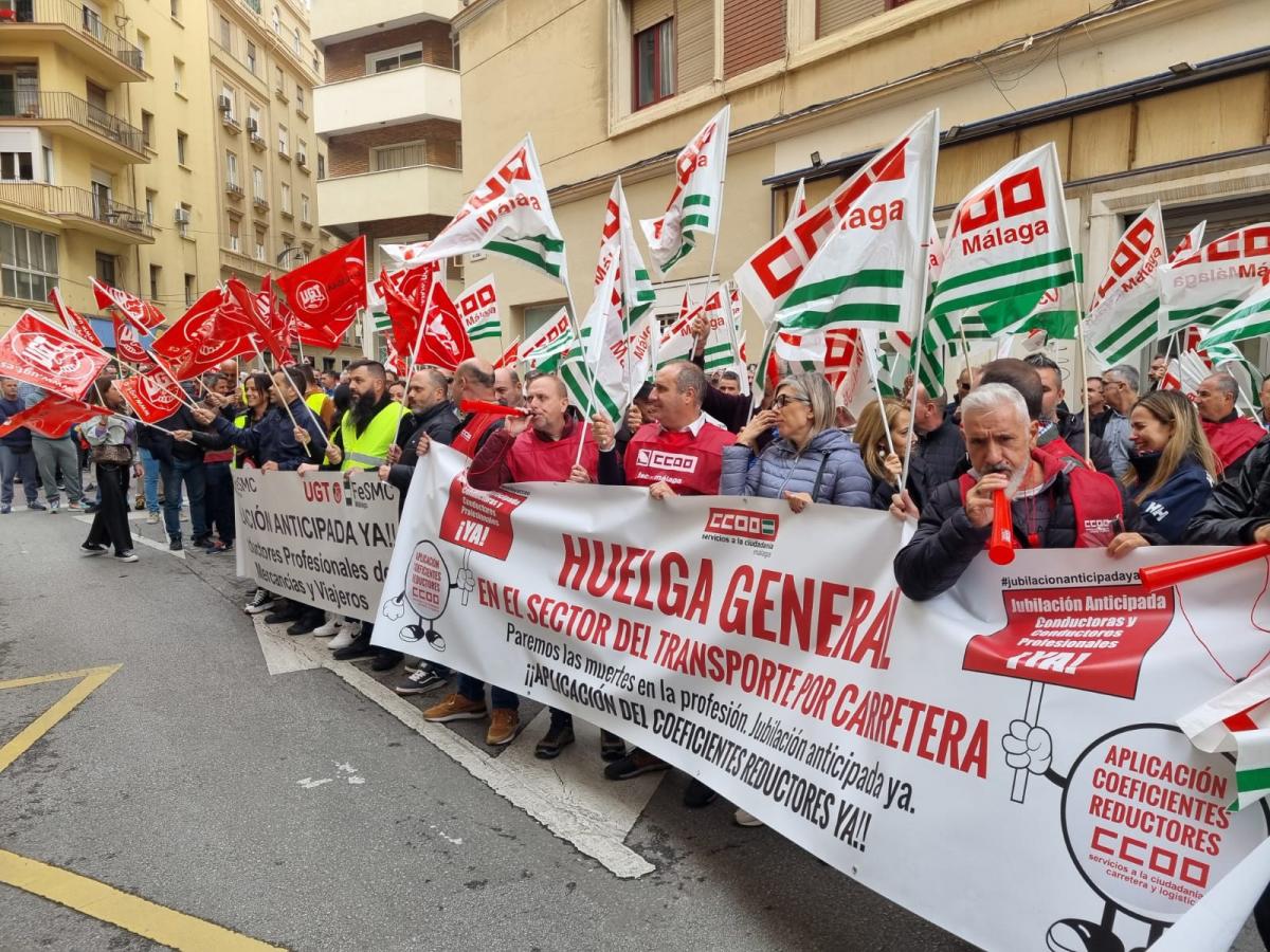 CCOO inicia la huelga de transporte de viajeros por carretera