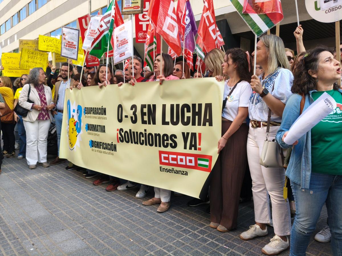 CCOO reclama mejoras laborales y salariales para el personal de las escuelas infantiles de 0-3 años.