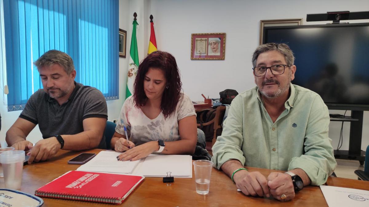 Firma del convenio del metal.