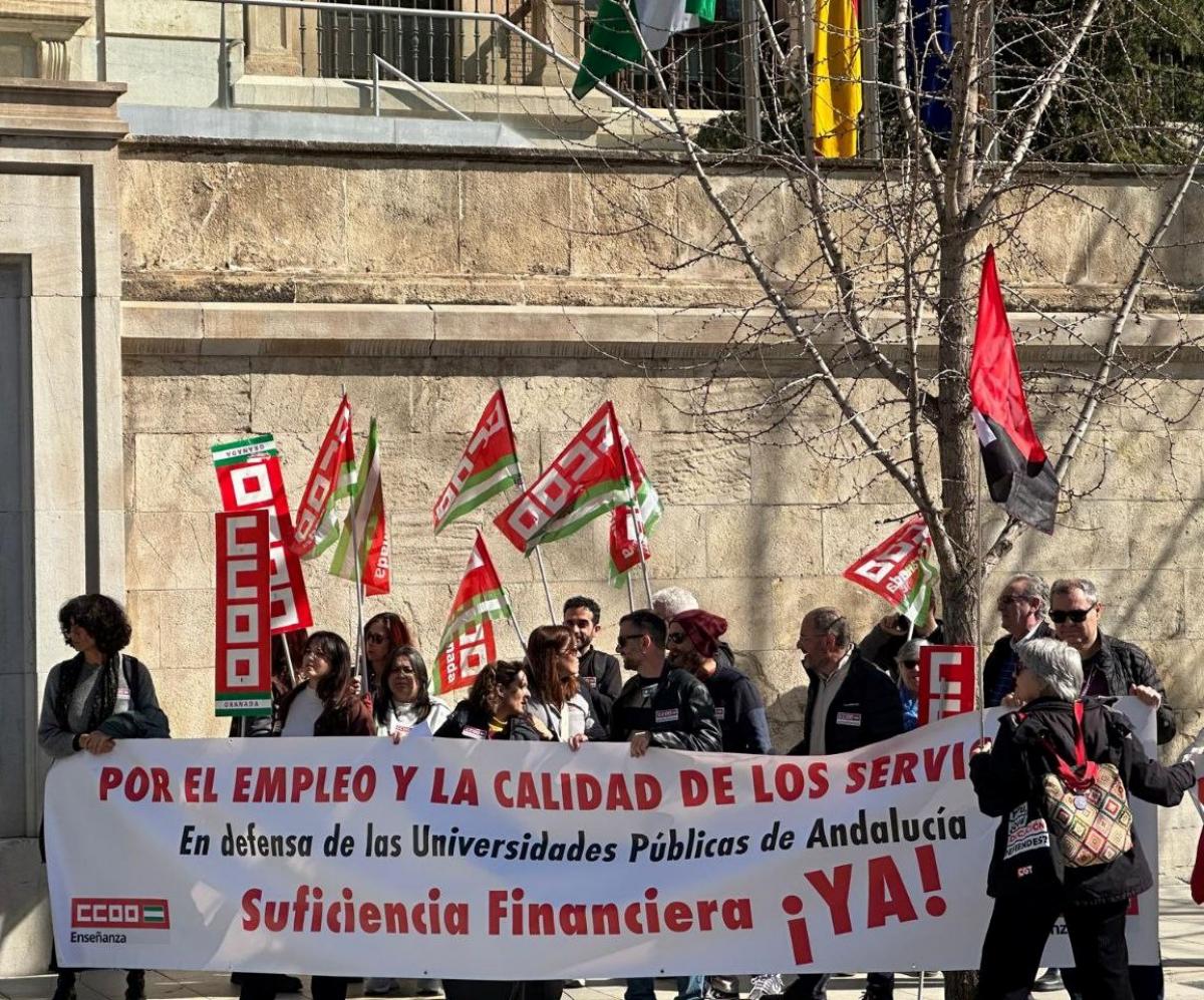 Esta protesta se enmarca en las movilizaciones convocadas en toda Andaluca