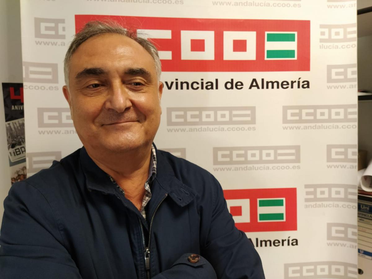 Francisco Almansa, Secretario de Acción Sindical de CCOO Almería