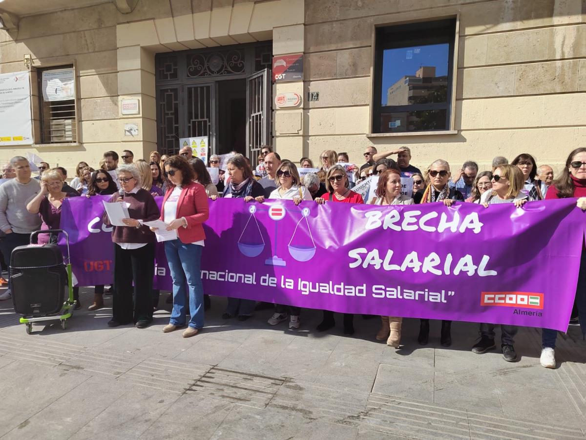 Concentracin por el da internacional contra la brecha salarial