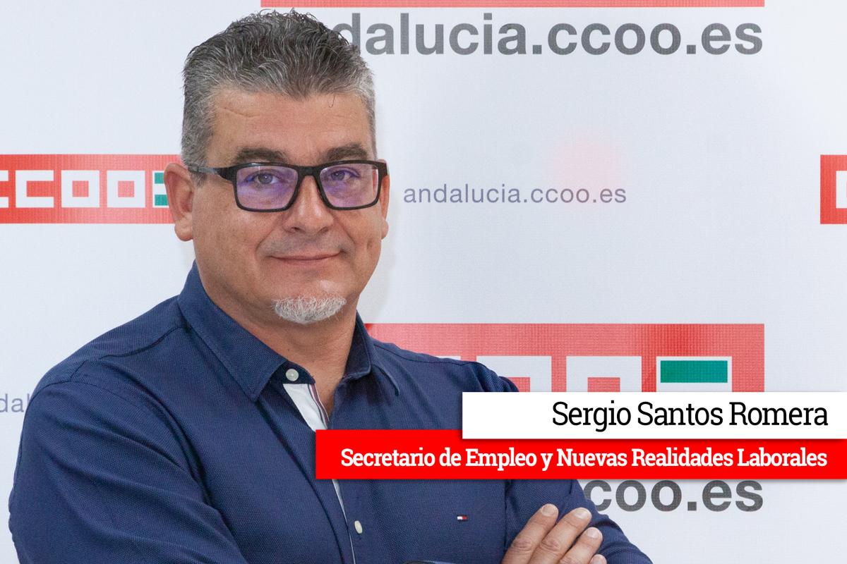 Sergio Santos Romera - Secretario de Empleo y Nuevas Realidades Laborales de CCOO Andalucía