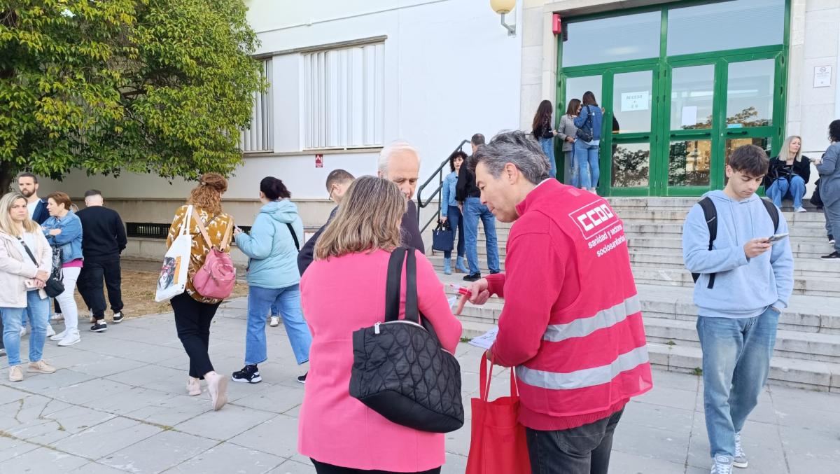 CCOO ha estado asesorando a las personas opositoras a celador y celador-conductor del SAS.