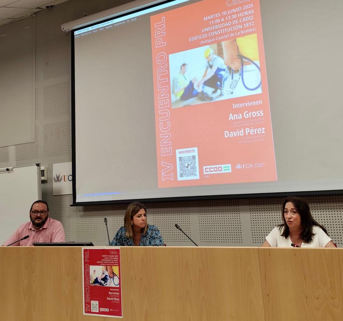 CCOO celebra el IV Encuentro de Delegados/as de Prevencin de Riesgos Laborales en Cdiz